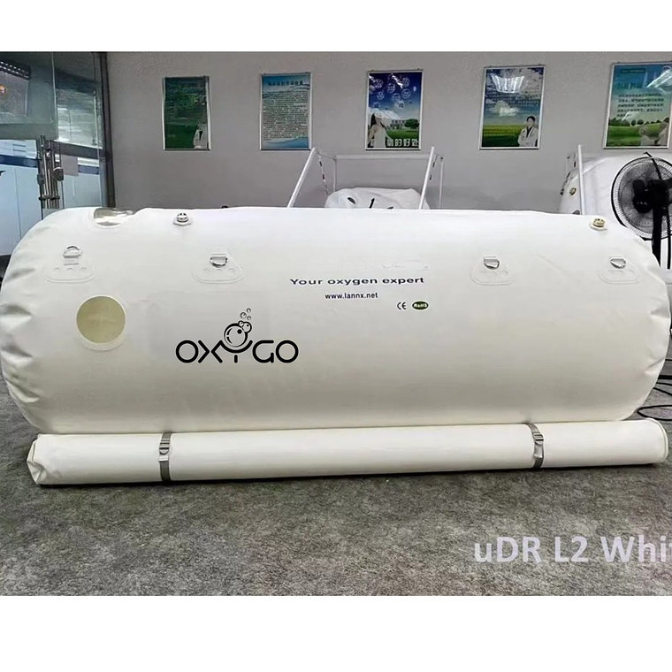 Cámara Hiperbárica Blanda uDR L2 con Concentrador de Oxígeno 10L – Terapia HBOT para Hogar y Clínica 4