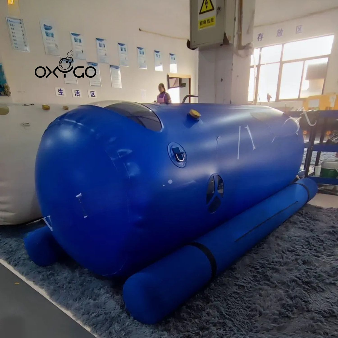 Cámara Hiperbárica HBOT uDR L1 de una Persona | Cuerpo de TPU Portátil y Plegable 3