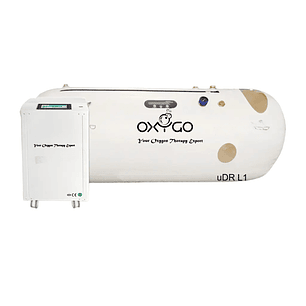 Cámara Hiperbárica Blanda uDR L1 con Concentrador de Oxígeno – Terapia HBOT en Casa