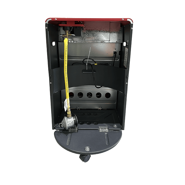 Turbocalefactor Infrarrojo GRX-6200ET Rojo Rodante