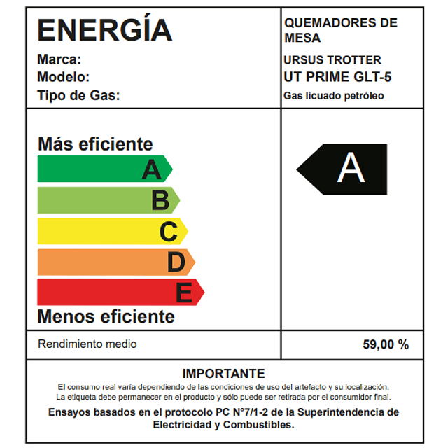 Encimera UT PRIME GLT5 / GAS LICUADO