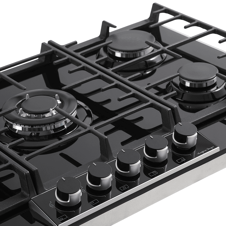 Encimera 5 Quemadores Gas Licuado Ursus Trotter Avantgarde GG-90T 6