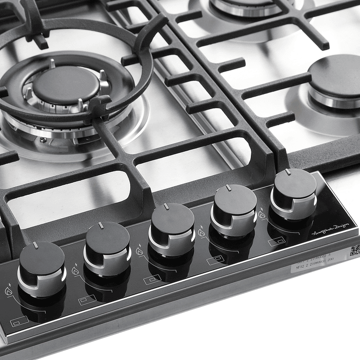 Encimera 5 Quemadores Gas Natural Ursus Trotter Avantgarde GS-75T 4