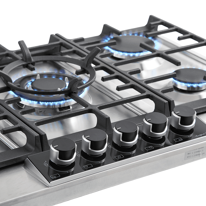 Encimera 5 Quemadores Gas Licuado Ursus Trotter Avantgarde GS-75T 5