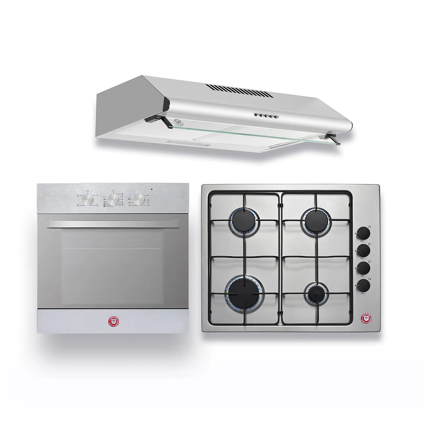 Kit Empotrable G4 - Gas Natural / FF60 Inox 1M  / Horno Eléctrico EPC4 Reflex DL 1