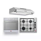 Kit Empotrable G4 - Gas Natural / FF60 Inox 1M  / Horno Eléctrico EPC4 Reflex DL - Miniatura 1