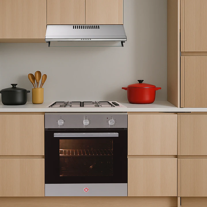 Kit Empotrable G4 - Gas Natural / FF60 Inox 1M  / Horno Eléctrico EPC4 Reflex DL 5