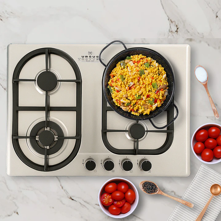 Encimera a Gas Natural 4 Quemadores Prime GT4 FF 7