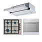 Kit empotrable G4FF - Gas natural / Campana TLX60 inox 1M  / Horno eléctrico EPC4 Reflex DL - Miniatura 1