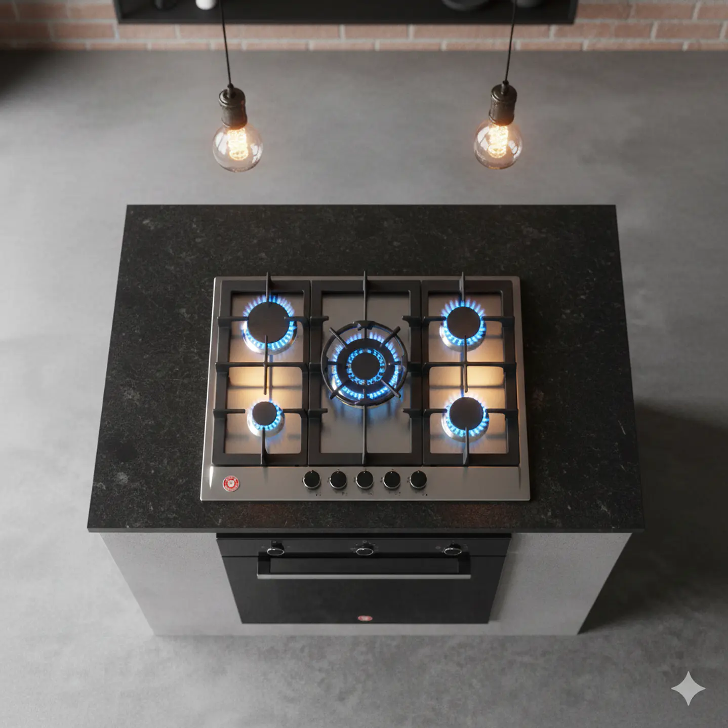 Kit Empotrable GT5.7 - Gas Natural / Horno Eléctrico EPC4 NIGHT DL 7