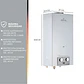 Calefón Tiro Natural 13 Litros Gas Licuado Komfortek UT M13-D - Miniatura 4