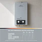 Calefón Tiro Natural 13 Litros Gas Licuado Komfortek UT M13-D - Miniatura 5