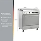 Cocina a Gas Licuado 5 Quemadores EURO80 PRO - Miniatura 4