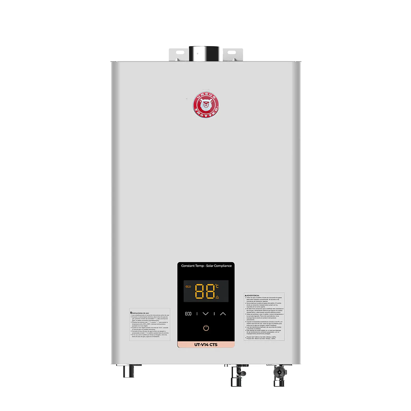 Calefón Tiro Forzado 14 Litros Gas Natural  UT V14-CTS 1