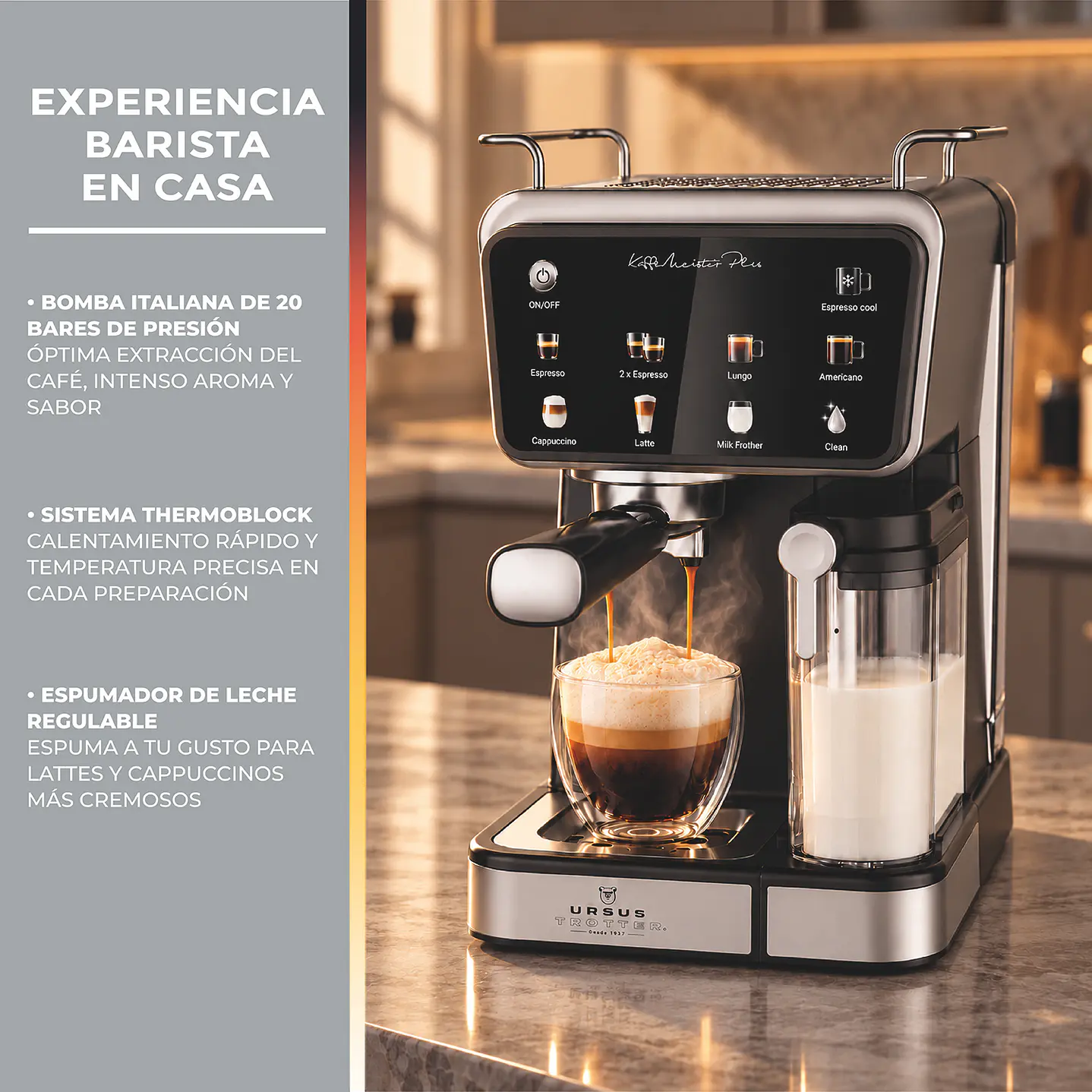 CAFETERA UT-KAFFEEMEISTER PLUS 3