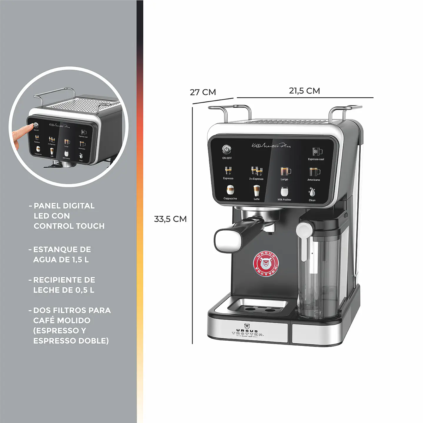 CAFETERA UT-KAFFEEMEISTER PLUS 5