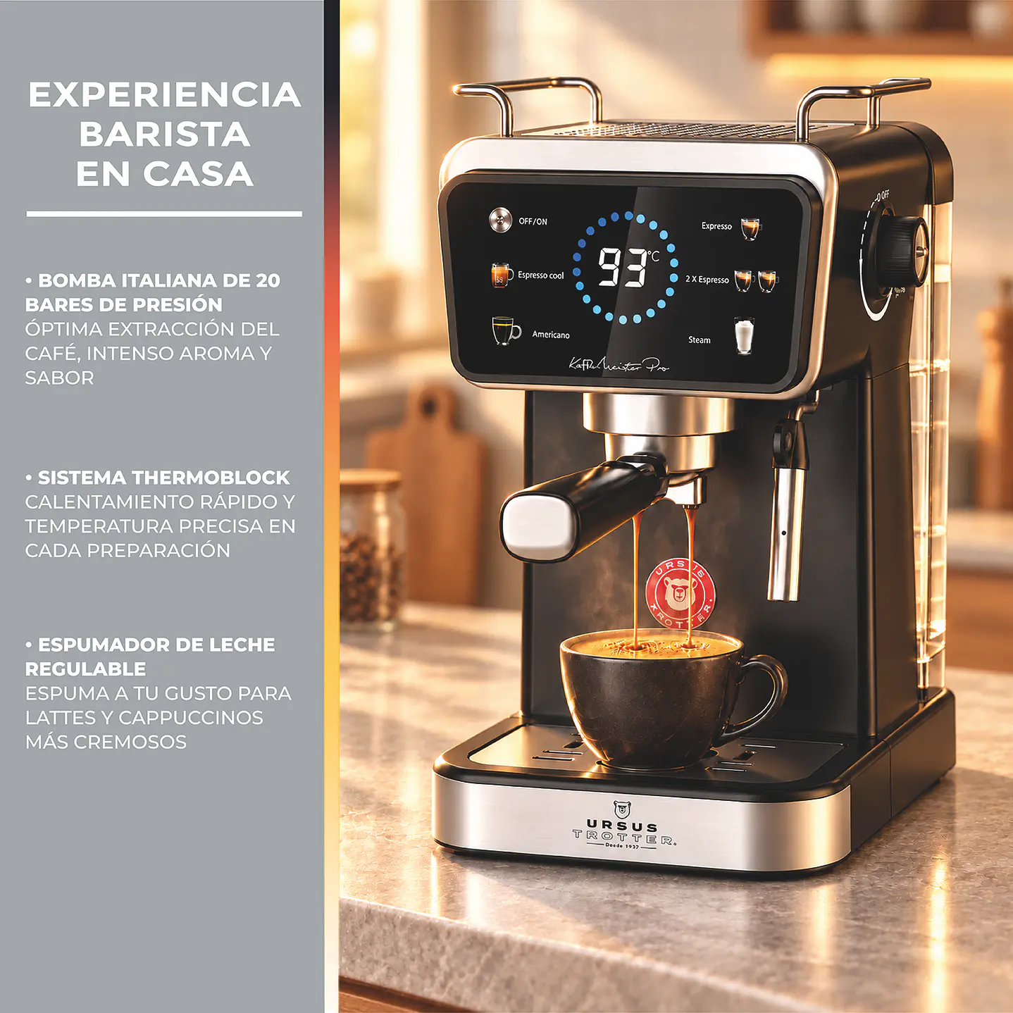 CAFETERA UT-KAFFEEMEISTER PRO 3