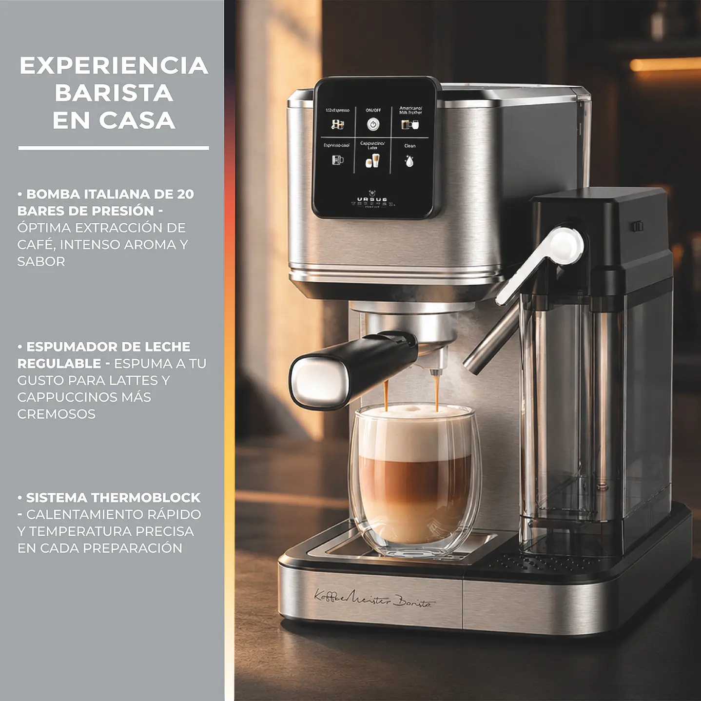 CAFETERA UT-KAFFEEMEISTER BARISTA 3