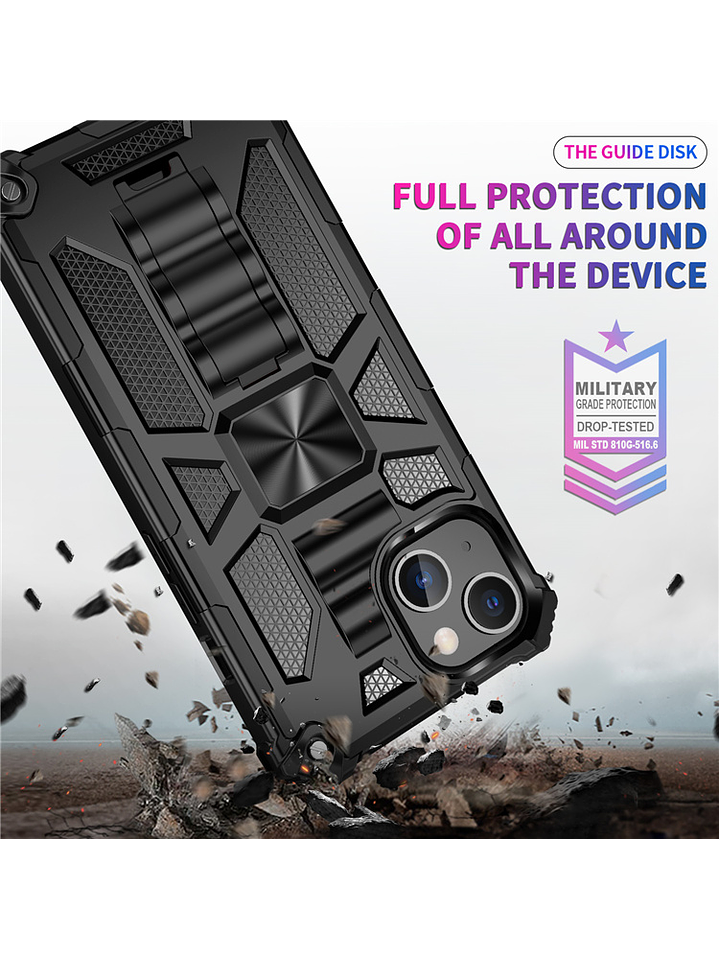 Carcasa Antigolpe Armor Reforzada Para iPhone 11 pro 4