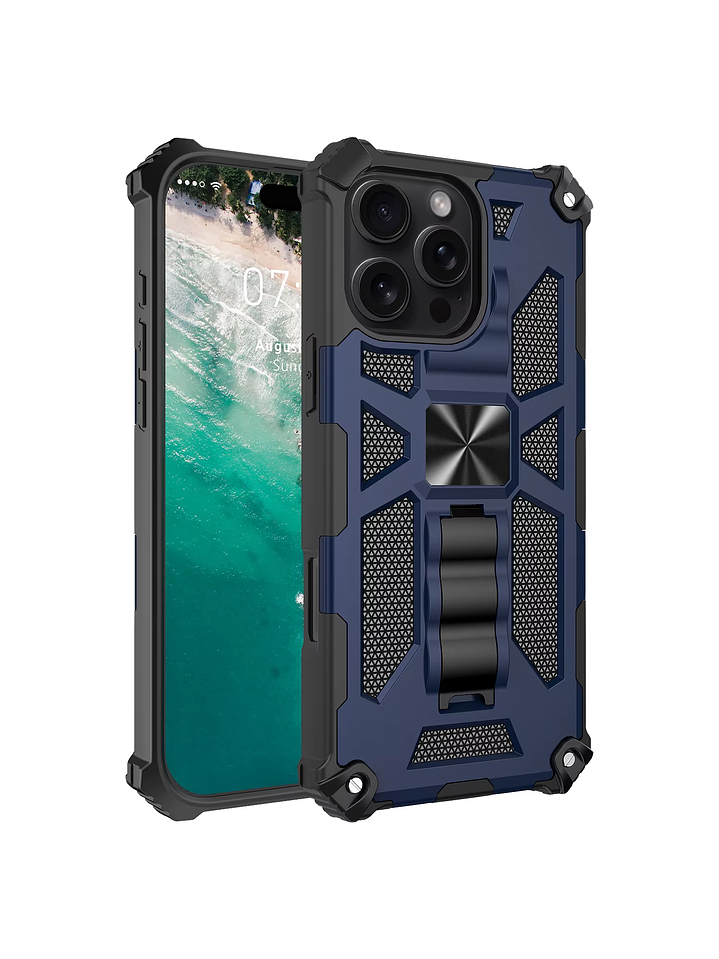 Carcasa Antigolpe Armor Reforzada Para iPhone 16 pro 3