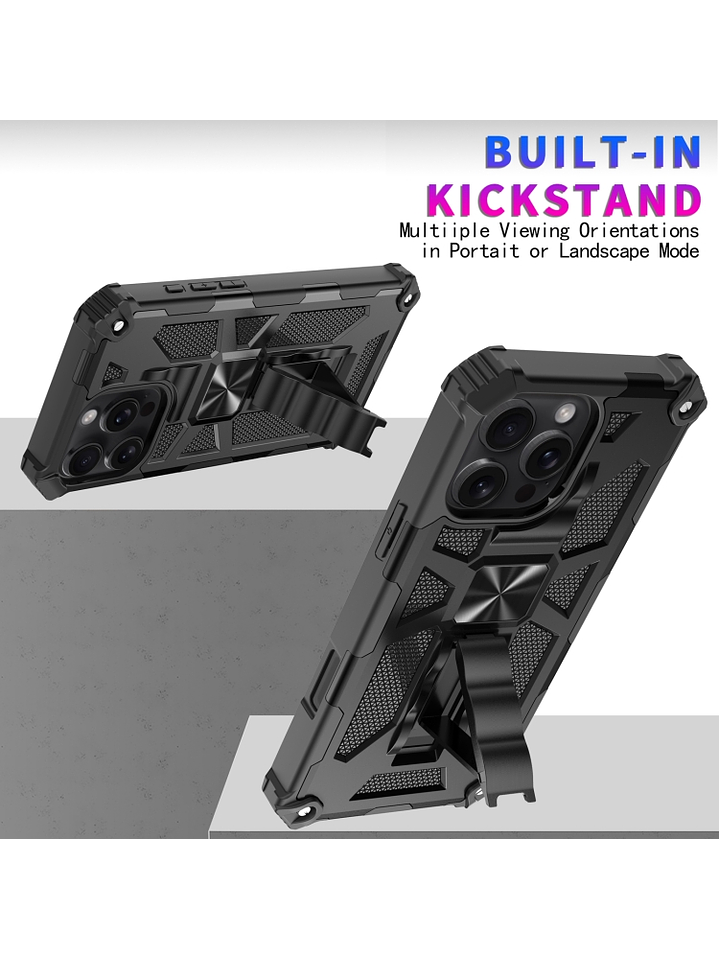 Carcasa Antigolpe Armor Reforzada Para iPhone 16 pro 4