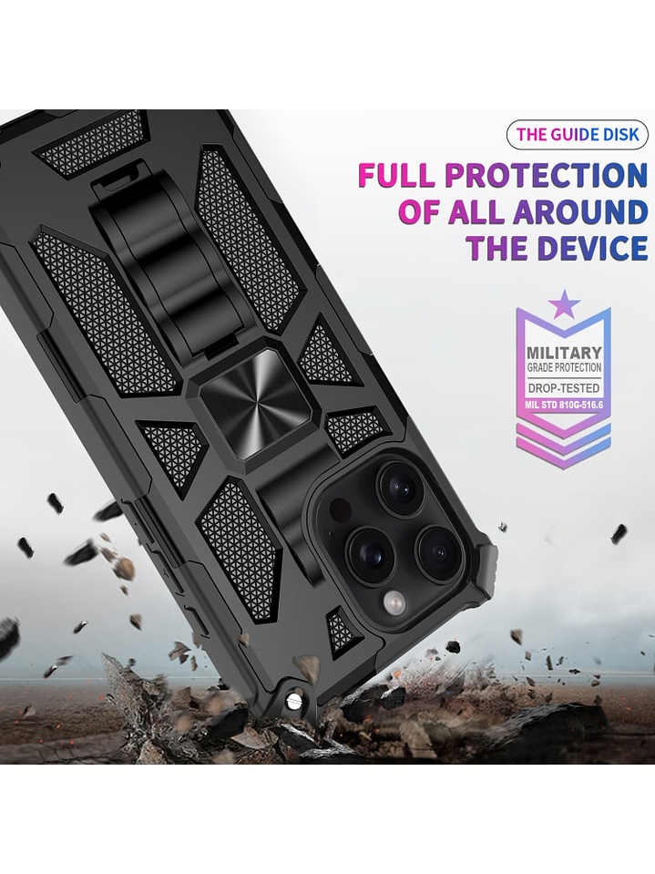 Carcasa Antigolpe Armor Reforzada Para iPhone 16 pro 5