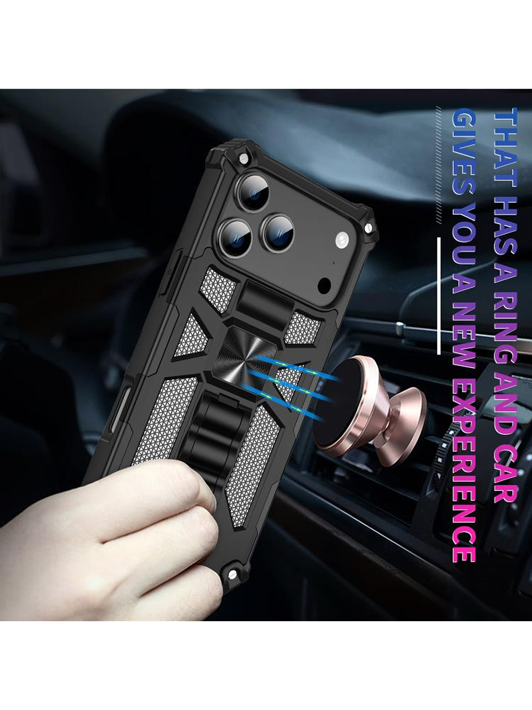 Carcasa Antigolpe Armor Reforzada Para iPhone 17 Pro 5