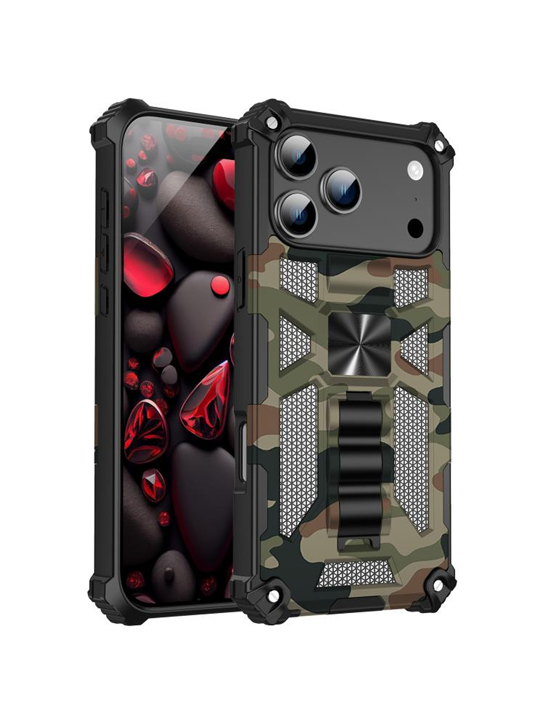 Carcasa Antigolpe Armor Reforzada Para iPhone 17 Pro 3