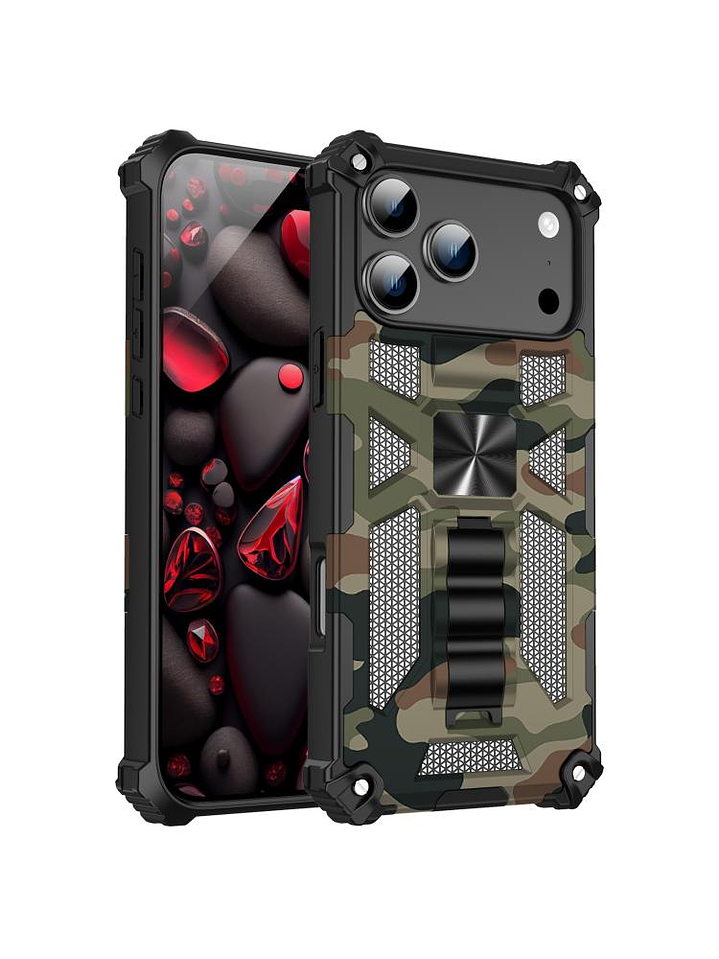 Carcasa Antigolpe Armor Reforzada Para iPhone 17 Pro Max 3