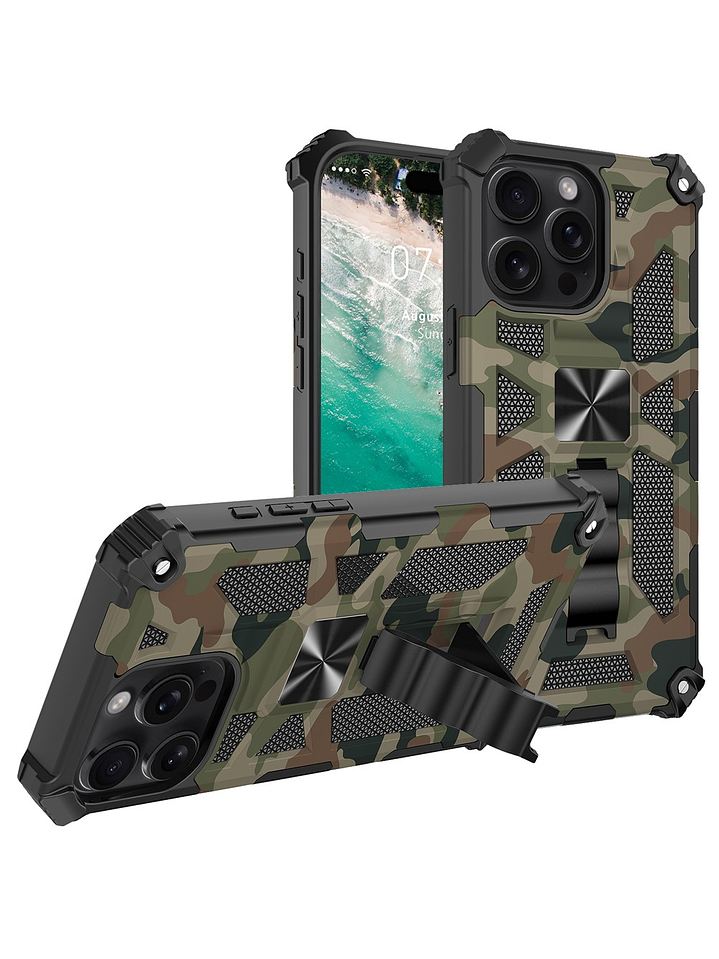 Carcasa Antigolpe Armor Reforzada Para iPhone 16 pro max 1