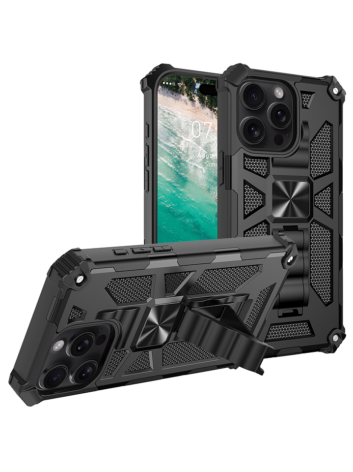 Carcasa Antigolpe Armor Reforzada Para iPhone 16 pro max 3