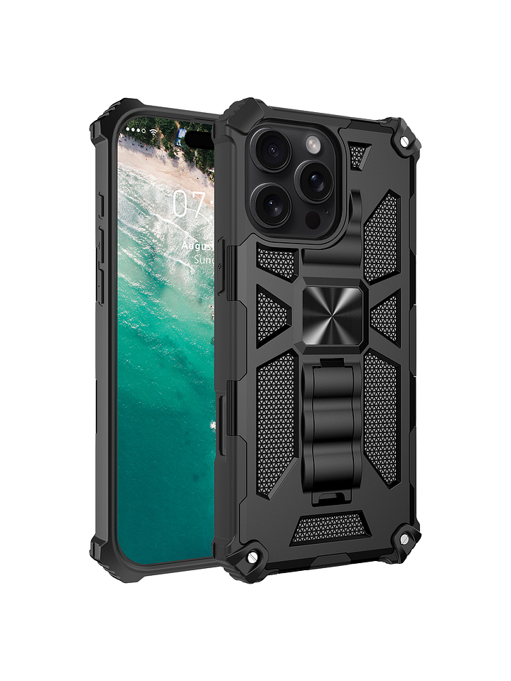 Carcasa Antigolpe Armor Reforzada Para iPhone 16 pro max 4