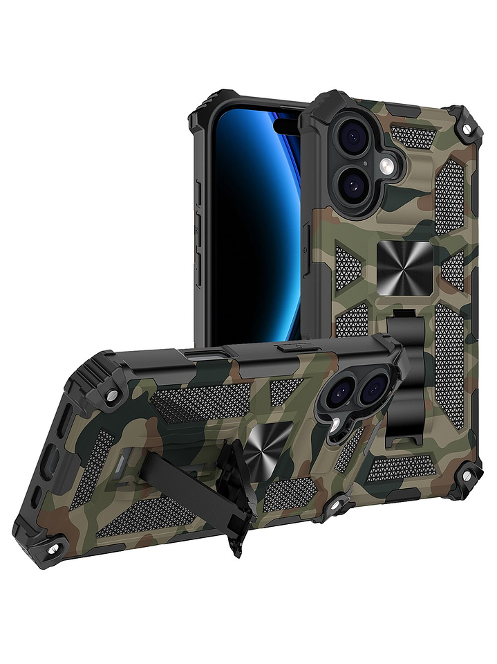 Carcasa Antigolpe Armor Reforzada Para iPhone 16 Plus 2