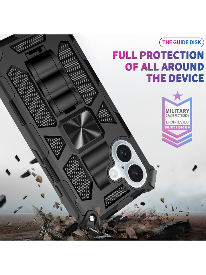 Carcasa Antigolpe Armor Reforzada Para iPhone 16 Plus 4