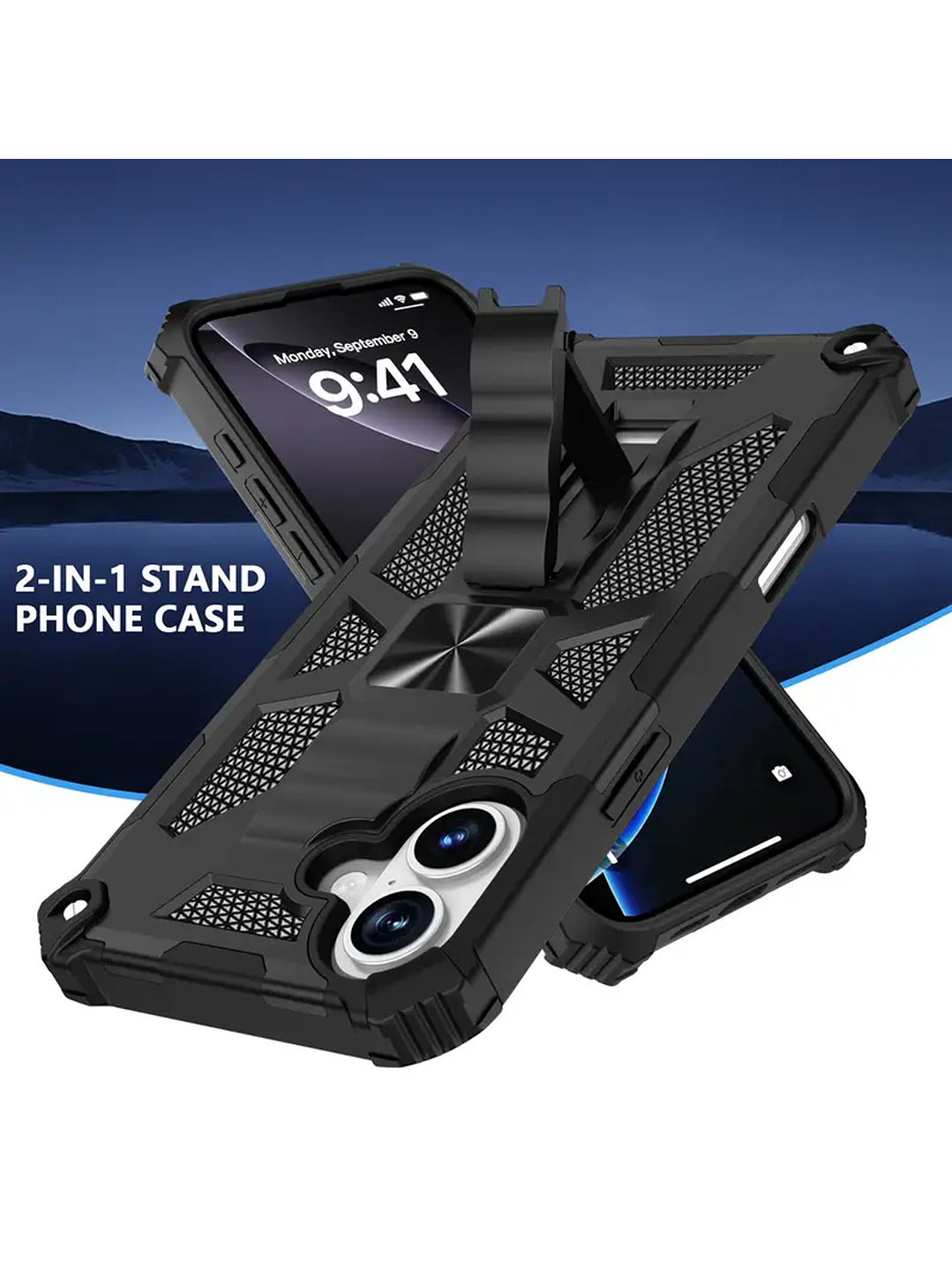 Carcasa Antigolpe Armor Reforzada Para iPhone 16 Plus 6