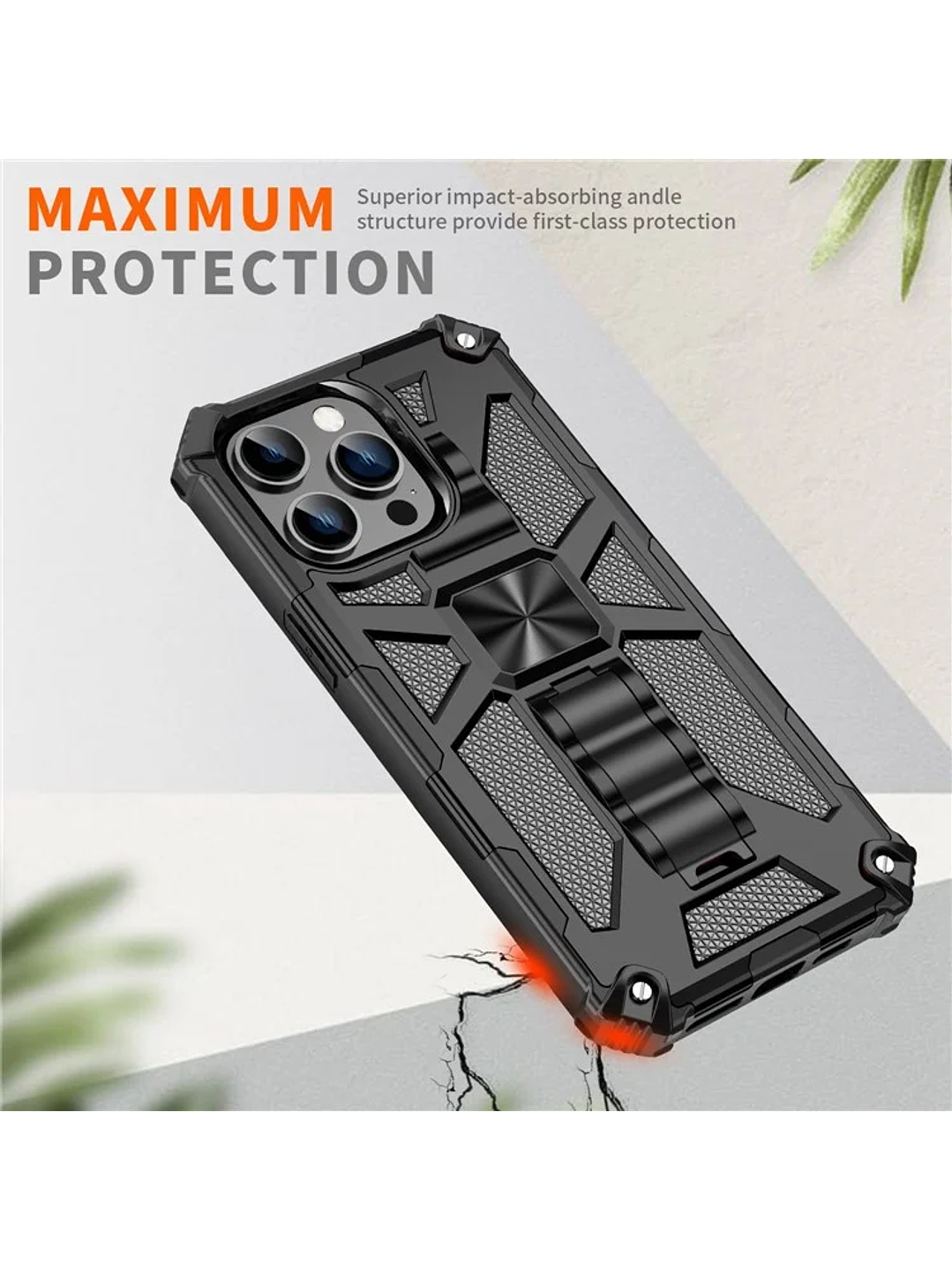 Carcasa Antigolpe Armor Reforzada Para iPhone 13 pro 5