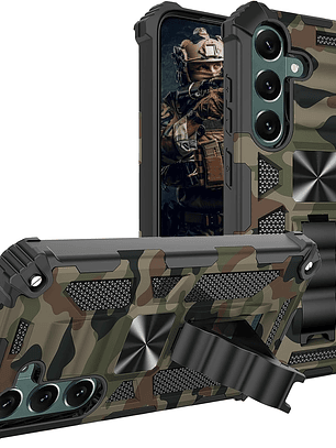 Carcasa Antigolpe Armor Camuflaje Militar Para Samsung Galaxy S24/S25