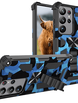 Carcasa Antigolpe Armor Camuflaje Militar Para Samsung Galaxy S25 Ultra