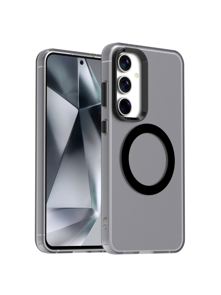 Carcasa Compatible Carga Magnética Mate Para Samsung Galaxy S25 FE 1