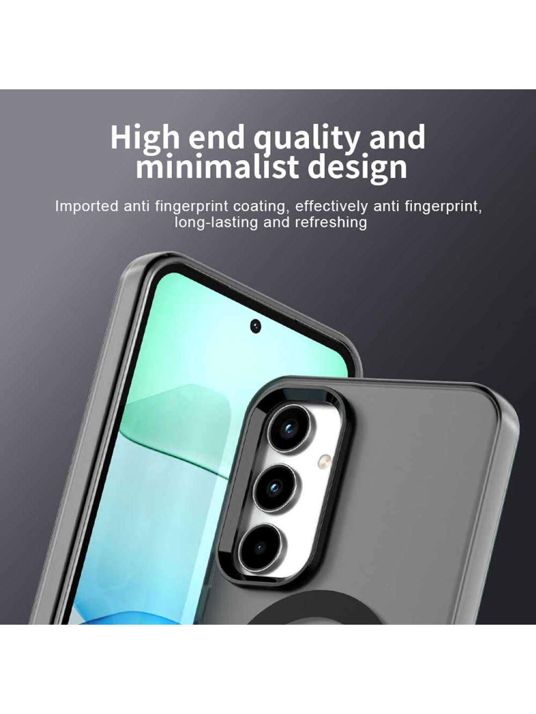 Carcasa Compatible Carga Magnética Mate Para Samsung Galaxy S25 FE 10