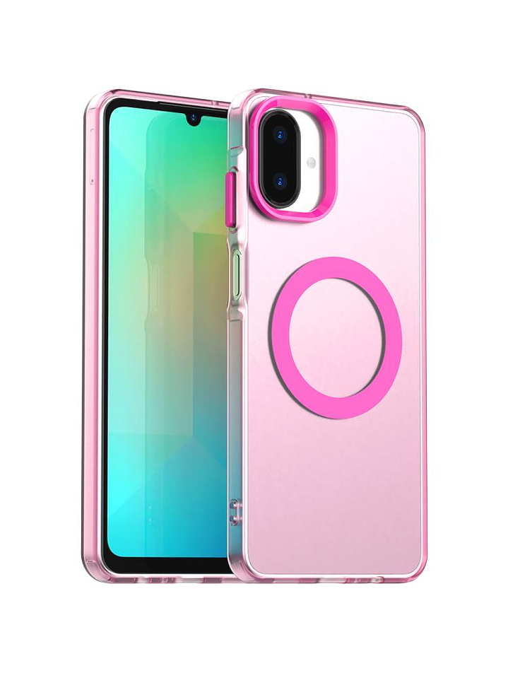 Carcasa Compatible Carga Magnética Mate Para Samsung Galaxy A07 2