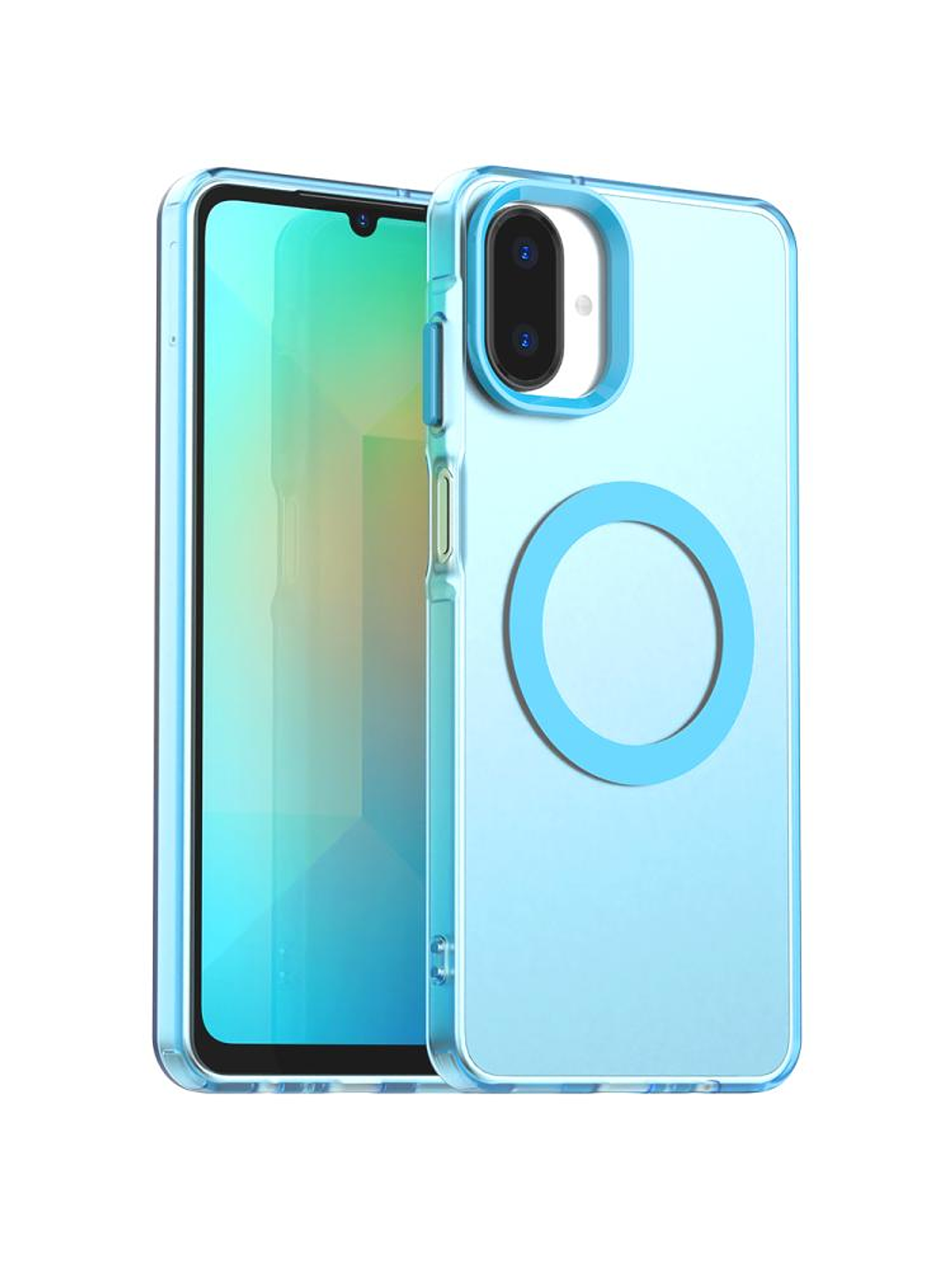 Carcasa Compatible Carga Magnética Mate Para Samsung Galaxy A07 3