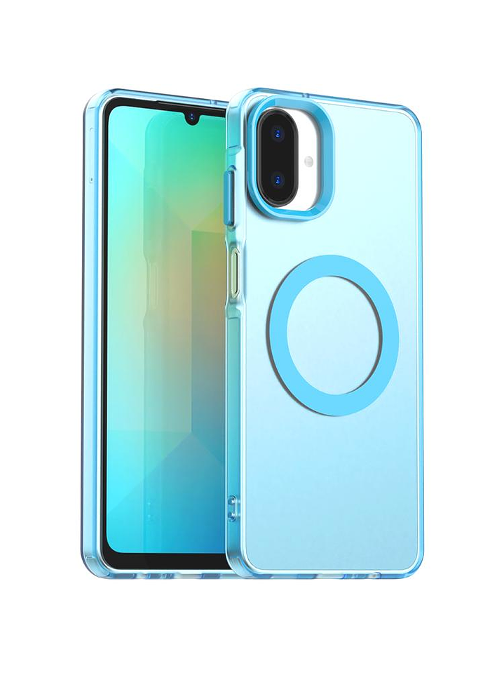 Carcasa Compatible Carga Magnética Mate Para Samsung Galaxy A07 3