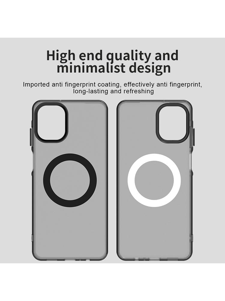 Carcasa Compatible Carga Magnética Mate Para Samsung Galaxy A07 5