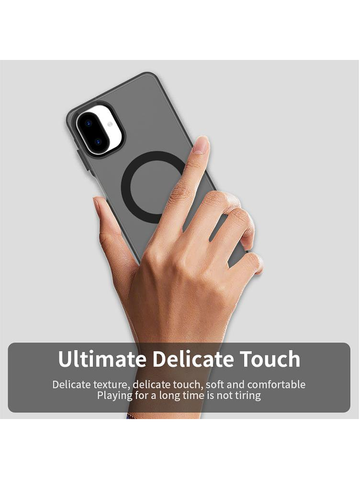 Carcasa Compatible Carga Magnética Mate Para Samsung Galaxy A07 6