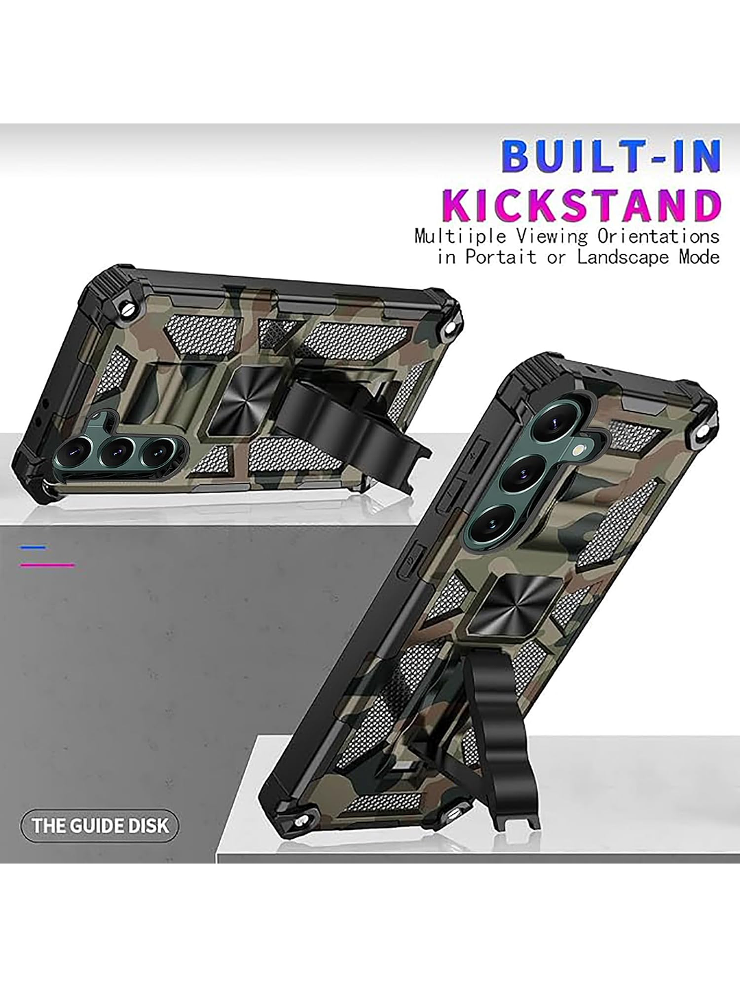 Carcasa Antigolpe Armor Camuflaje Militar Para Samsung Galaxy S25 Ultra 6