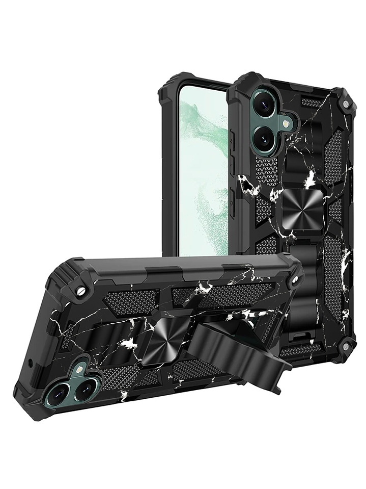 Carcasa Antigolpe Armor Camuflaje Militar Para Samsung Galaxy A07 4G 3