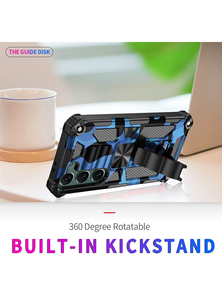 Carcasa Antigolpe Armor Camuflaje Militar Para Samsung Galaxy A07 4G 6