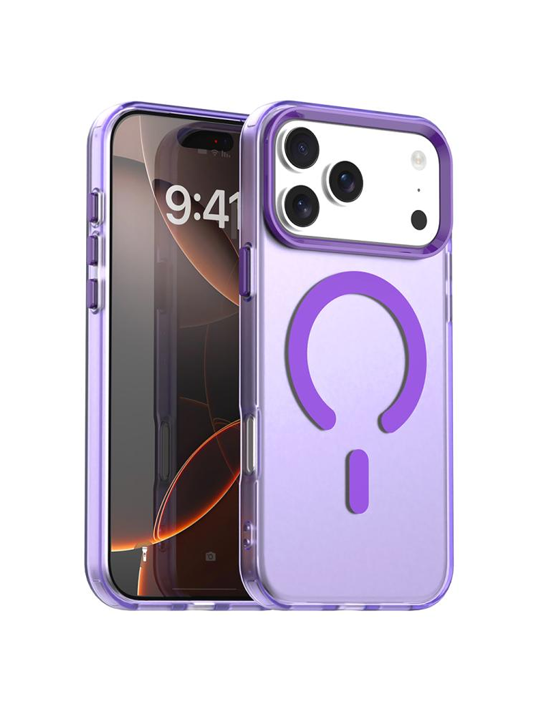 Carcasa Compatible Carga Magnética Mate Para iPhone 17 Pro Max 2