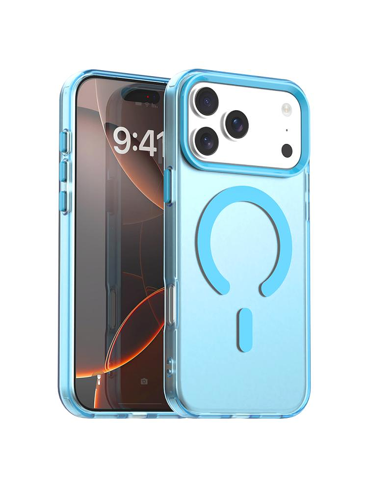 Carcasa Compatible Carga Magnética Mate Para iPhone 17 Pro Max 3